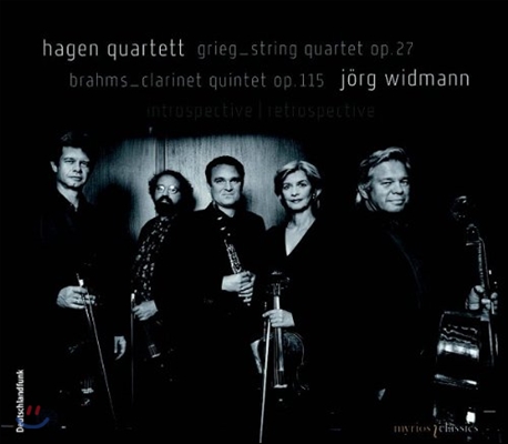 Hagen Quartett 그리그: 현악 사중주 / 브람스: 클라리넷 오중주 (Grieg: String Quartet Op.27 / Brahms: Clarinet Quintet Op.115)