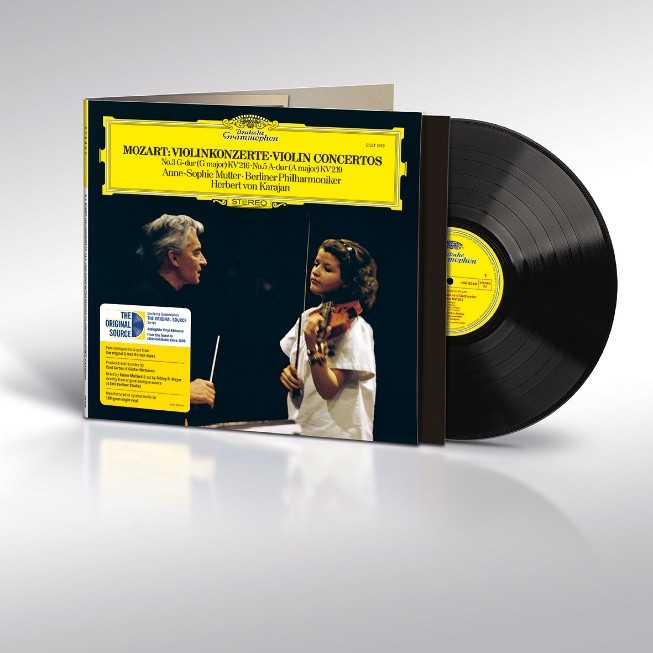 Anne-Sophie Mutter 모차르트: 바이올린 협주곡 3번 5번 (Mozart: Violin Concertos K. 216, K. 219) [LP]