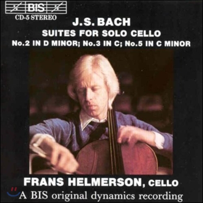 Frans Helmerson 바흐: 첼로 독주를 위한 모음곡 2, 3, 5번 (Bach: Suites for Solo Cello BWV 1008, 1009, 1011)