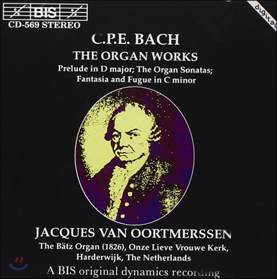 Jacques van Oortmerssen 칼 필립 엠마누엘 바흐: 오르간 작품 - 전주곡, 소나타 (C.P.E. Bach: Organ Works - Prelude, Sonatas)