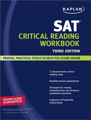 Kaplan SAT Critical Reading Workbook (Paperback, 3rd, Workbook)