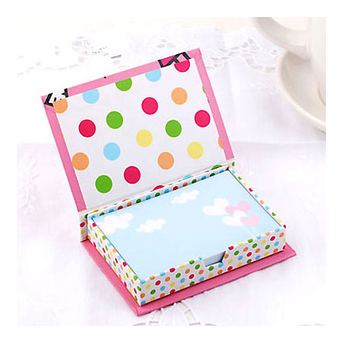 SMIRK TARA LOLLIPOP-MINI NOTEPAPER BOX (KSSM055)