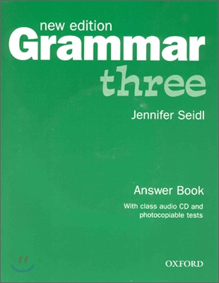 [New]Grammar Three : Answer Book and Audio CD Pack