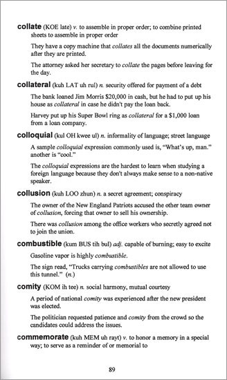 The Unofficial SAT Word Dictionary