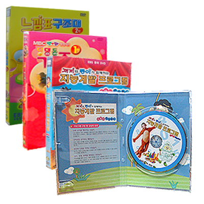 교육용 DVD 3종세트(EBS 2종 + 딩동댕가족) - DVD