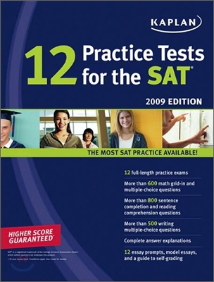 Kaplan 12 Practice Tests for the SAT 2009