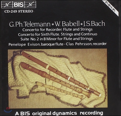 Penelope Evison 텔레만: 리코더 협주곡 / 바흐: 관현악 모음곡 2번 (Telemann: Recorder Concerto / Bach: Orchestral Suite No.2)