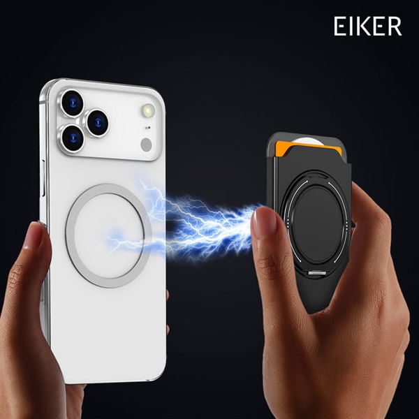 ★무료배송★ EIKER 심플 맥세이프 카드지갑 360도 회전 링스탠드 거치대 6컬러