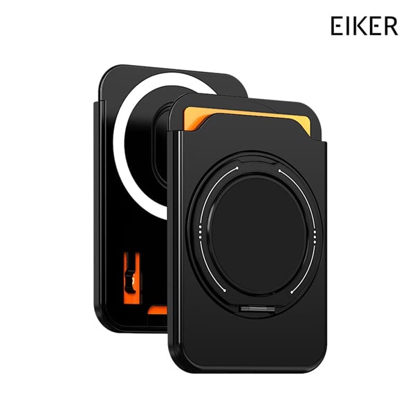 ★무료배송★ EIKER 심플 맥세이프 카드지갑 360도 회전 링스탠드 거치대 6컬러