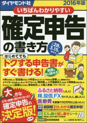 確定申告の書き方 平成28年3月15日締