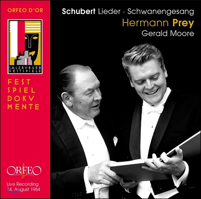 Hermann Prey 슈베르트: 백조의 노래 - 1964년 공연 실황 (Schubert: Schwanengesang D.957)