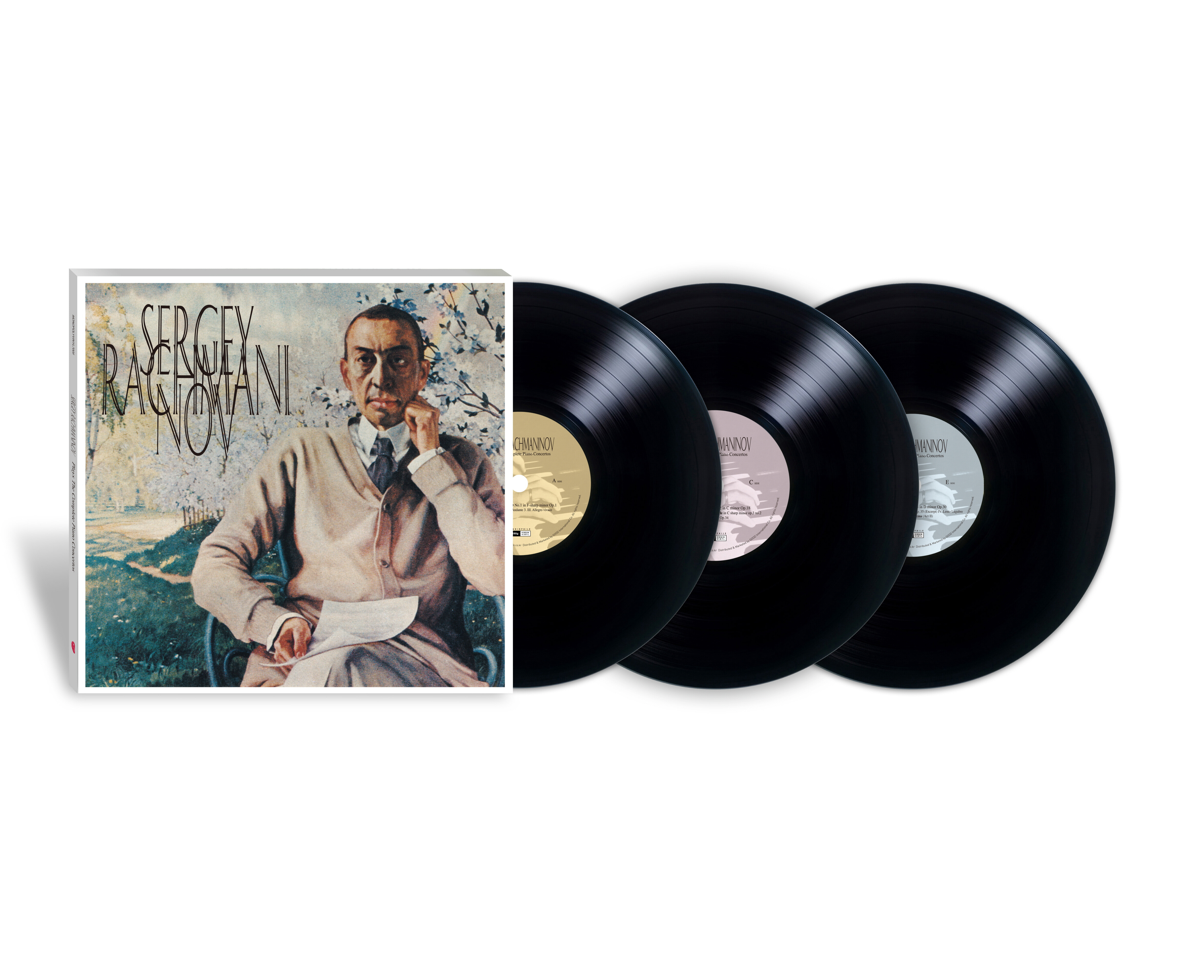 라흐마니노프가 직접 연주한 라흐마니노프 피아노 협주곡 전곡집 (Sergei Rachmaninov: Piano Concertos) [3LP 박스세트]