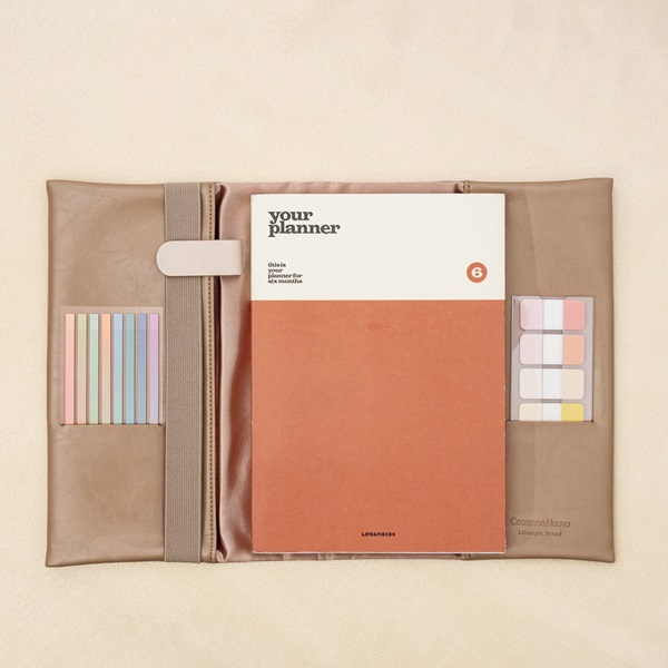 누보 글로시 가죽 북커버 (S, A5, L)