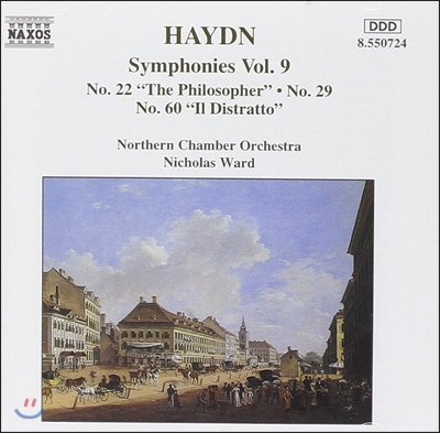 Nicholas Ward 하이든: 교향곡 9집 - 22번 29번 60번 (Haydn : Symphony Nos.22 29 60)