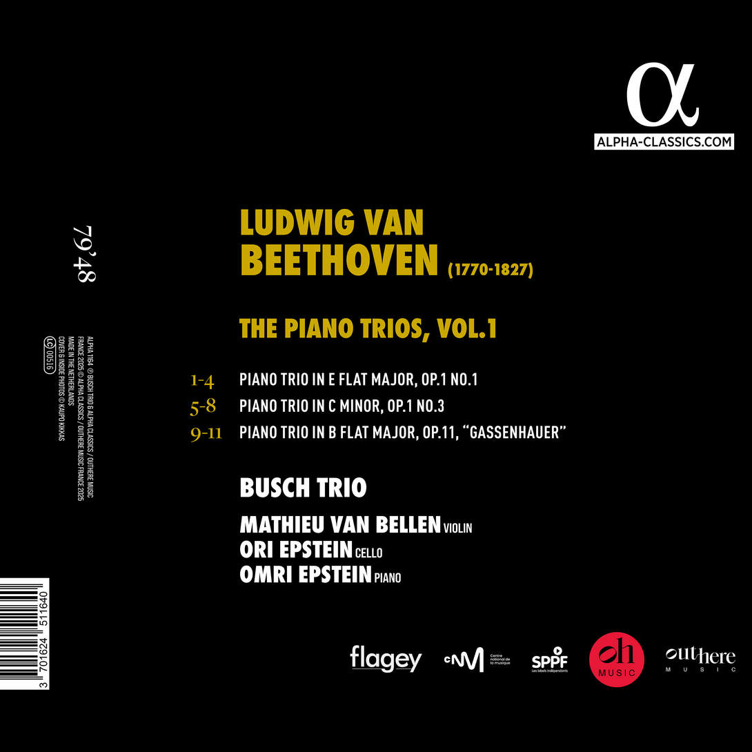 Busch Trio 베토벤: 피아노 트리오 Vol. 1 (Beethoven: The Piano Trios, Vol. 1)