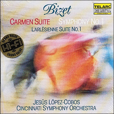 Jesus Lopez-Cobos 비제: 카르멘 모음곡, 아를르의 여인 모음곡 (Bizet : Carmen Suite, L'arlesienne Suite)