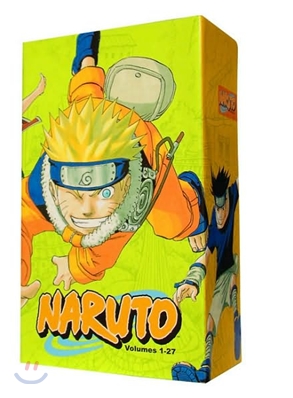 Naruto Box Set 1: Volumes 1-27 with Premium