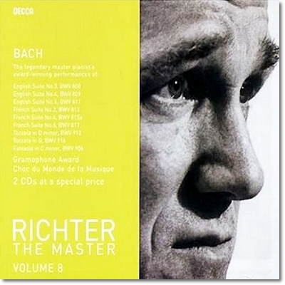 Sviatoslav Richter 바흐: 영국 모음곡, 토카타 (The Master Volume 8) 스비아토슬라브 리히터