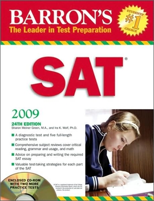 Barron&#39;s SAT with CD-ROM (2009)