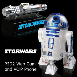 스타워즈 일렉트로닉 R2-D2 웹 캠/VOIP 폰