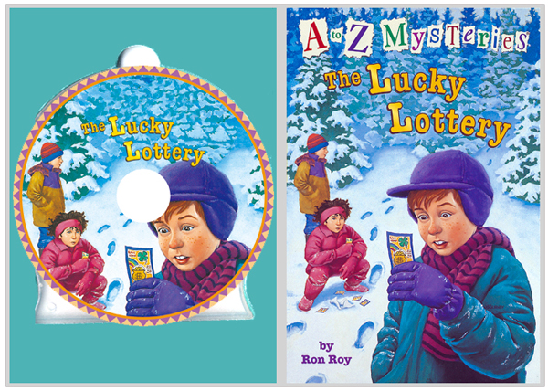A to Z Mysteries #L : The Lucky Lottery (Book+CD)