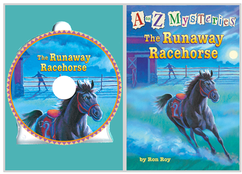 A to Z Mysteries #R : The Runaway Racehorse (Book+CD)