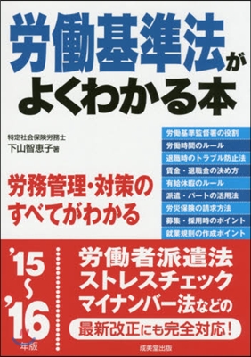 ’15－16 勞はたら基準法がよくわかる本