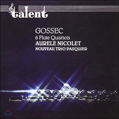 Aurele Nicolet 고섹: 플루트 사중주 (Gossec: 6 Flute Quartets)