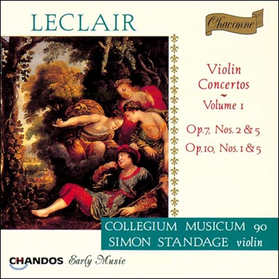 Collegium Musicum 90 장 마리 르클레르: 바이올린 협주곡 1집 (Jean Marie Leclair: Violin Concertos I)