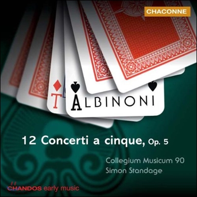 Collegium Musicum 90 알비노니: 12개의 협주곡 (Albinoni: 12 Concerti a Cinque Op.5)