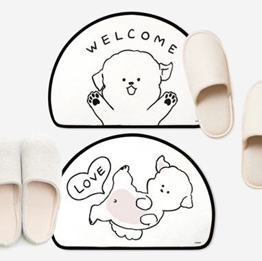 강아지 또리 미니 러그