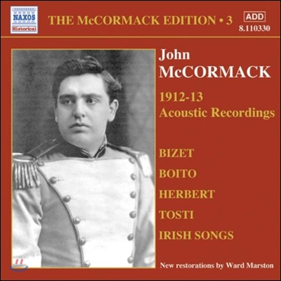 John McCormack 존 맥코맥 1912-1923년 어쿠스틱 녹음 (The McCormack Edition Volume 3)