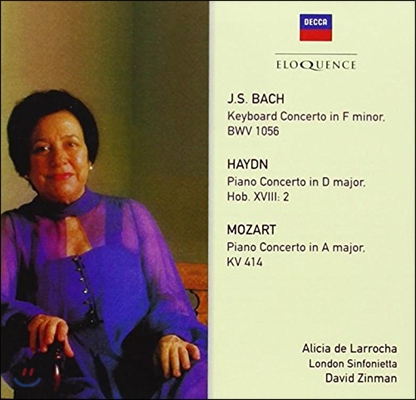 Alicia de Larrocha 바흐 / 하이든 / 모차르트: 피아노 협주곡 (Bach / Haydn / Mozart: Piano Concerto)