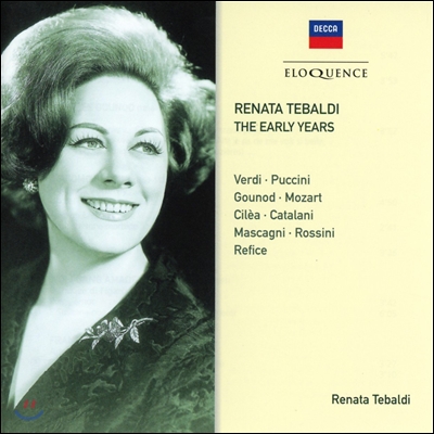 Renata Tebaldi 레나타 테발디 초기 레코딩 [1949, 55년] (The Early Years - Verdi / Puccini / Gounod)