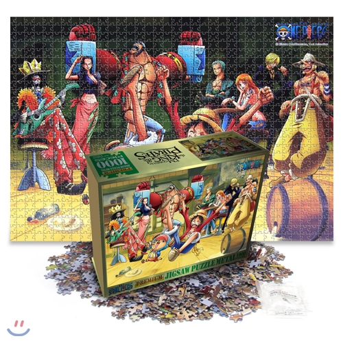 원피스 직소퍼즐 프리미엄 메탈골드 1000PCS 파티타임