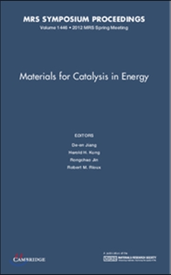 Materials for Catalysis in Energy: Volume 1446