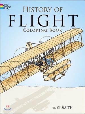 History of Flight Coloring Book (Paperback)