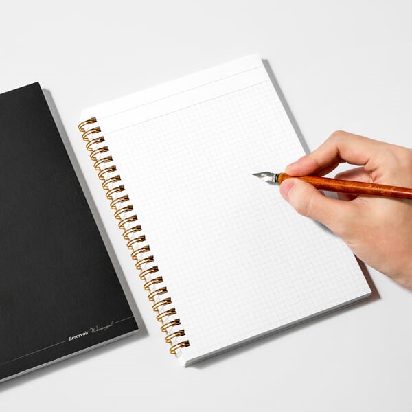 글입다 만년필용 Reservoir 레저버 노트 01_격자(Grid) 화이트
