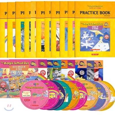 The Magic School Bus 매직 스쿨버스 1단계 10종 세트 (Book+CD+Workbook)