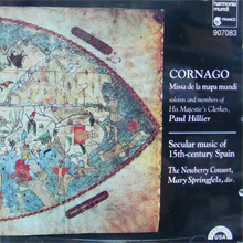 Paul Hillier - Cornago : Missa de la mapa mundi, etc (수입/hmu907083)