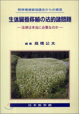 生體臟器移植の法的諸問題