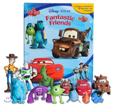 Pixar Fantastic Friends My Busy Books 픽사 친구들 비지북 피규어책