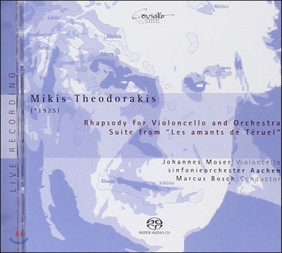 Johannes Moser 미키스 테오도라키스: 첼로 랩소디 (Mikis Theodorakis: Rhapsody for Cello and Les Amants de Teruel)