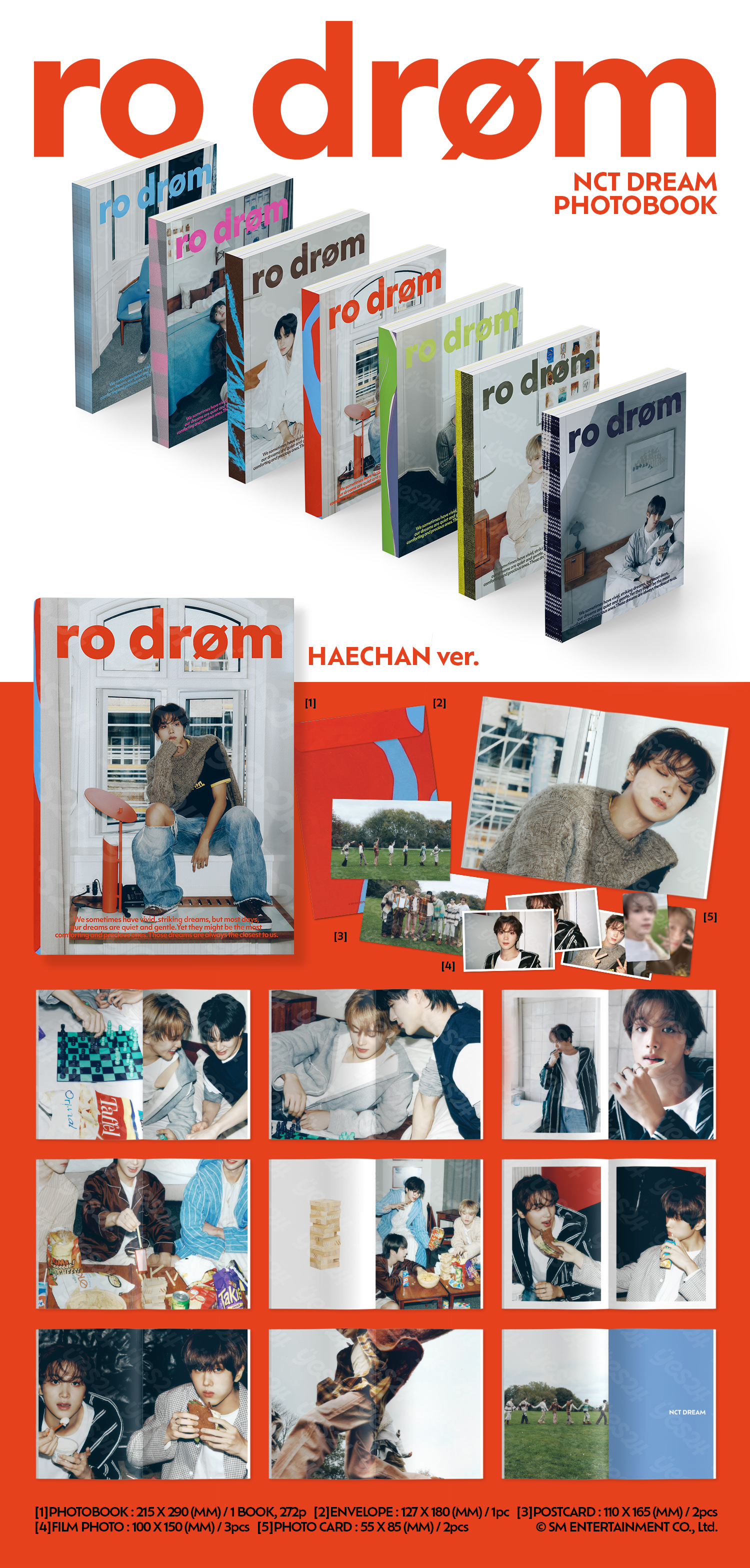 2026 NCT DREAM [Ro drøm] PHOTOBOOK [HAECHAN ver.] | 엔시티
