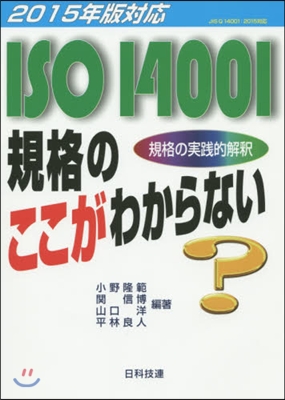 ’15 ISO14001規格のここがわか