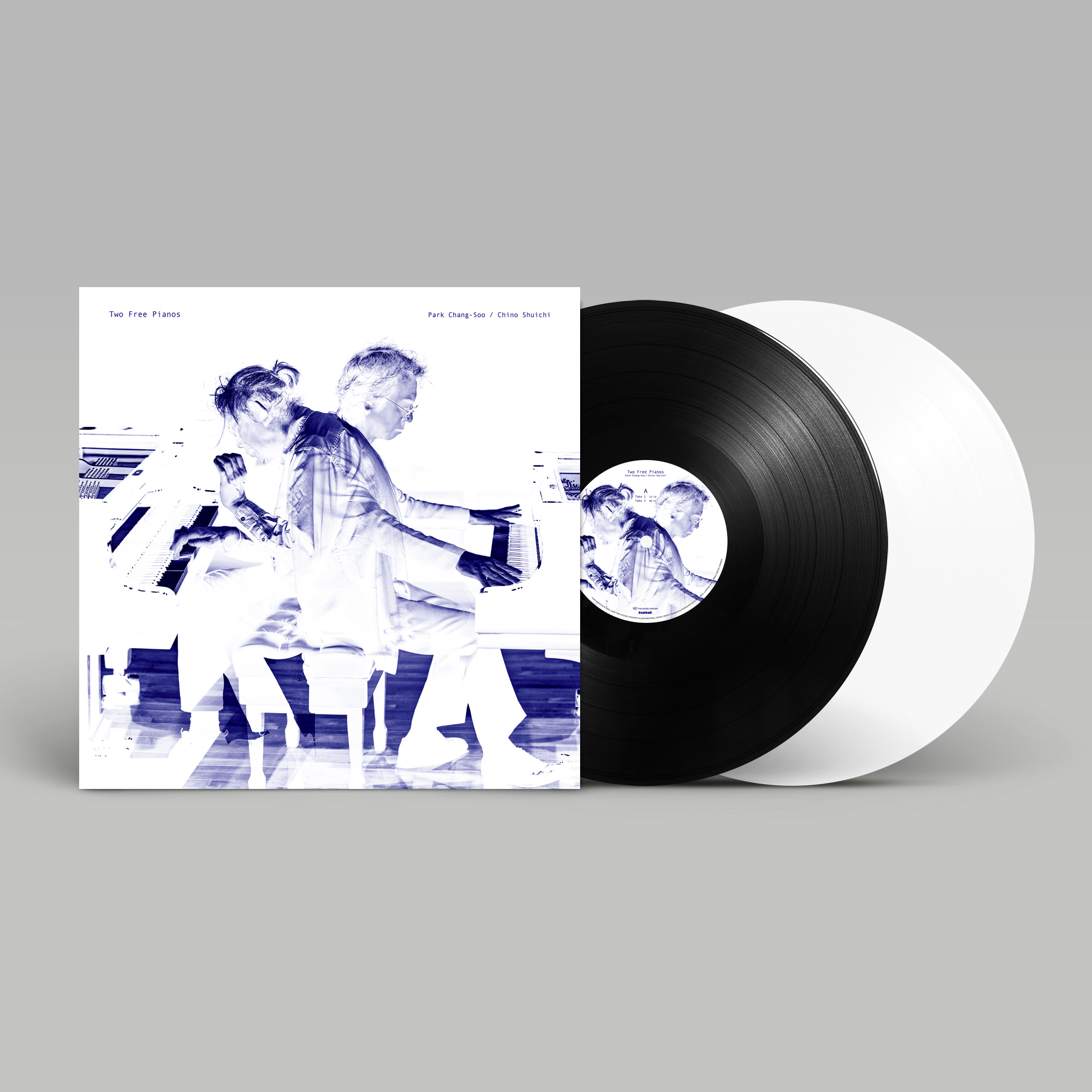 박창수 / 치노 슈이치 - Two Free Pianos [블랙 & 화이트 컬러 2LP]