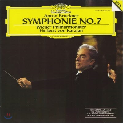 [중고] Herbert von Karajan / Bruckner : Symphony No.7 (dg1933/4292262)