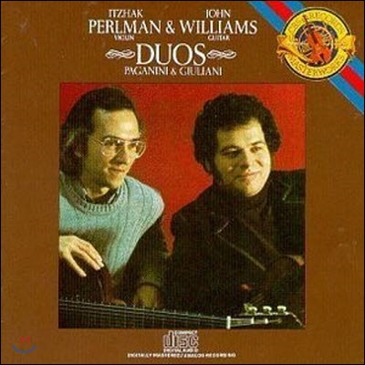 [중고] Itzhak Perlman, John Williams / Paganini, Giuliani : Duos For Violin &amp; Guitar (cck7021/mk34508)