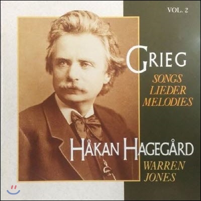 [중고] Hakan Hagegard, Warren Jones / Grieg : Songs Lieder Melodies Vol.2 (수입/09026616292)