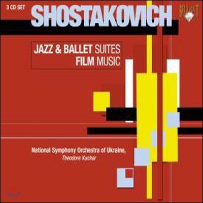 [중고] Theodore Kuchar / Shostakovich : Jazz and Ballet Suites, Film Music (3CD/수입/6735)